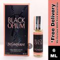 BLACK OPIUM Concentrated Perfume Oil Long Lasting Roll On Fragrance - 6ml. 