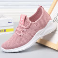 Popular Flying Woven Shoes2023Season New Women's Shoes Casual Sneakers Running Shoes Breathable Mesh All-Matching and Lightweight Trendy Shoes. 