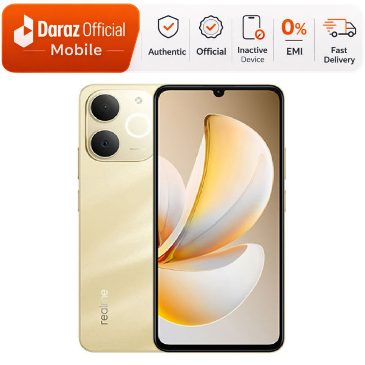 Realme%20Note%2070%204/128GB%20%7C%206.7"%2090Hz%20Display%20%7C%206300%20mAh%20Massive%20Battery%20%7C%2013/5MP%20Camera%20%7C%20Drop%20&%20Water%20Resistance%20-%20Image%202