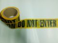 Caution Tape Yellow Sticker Do Not Enter  Sign For Safety Barrier Construction Area 50m x 7.5cm Roll. 
