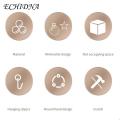 Heavy-duty Suction Cup Hanger Transparent Heavy-duty Suction Cup Hooks for Bathroom Kitchen Removable Wall Hooks for Towels Robes More Light Luxury Design.