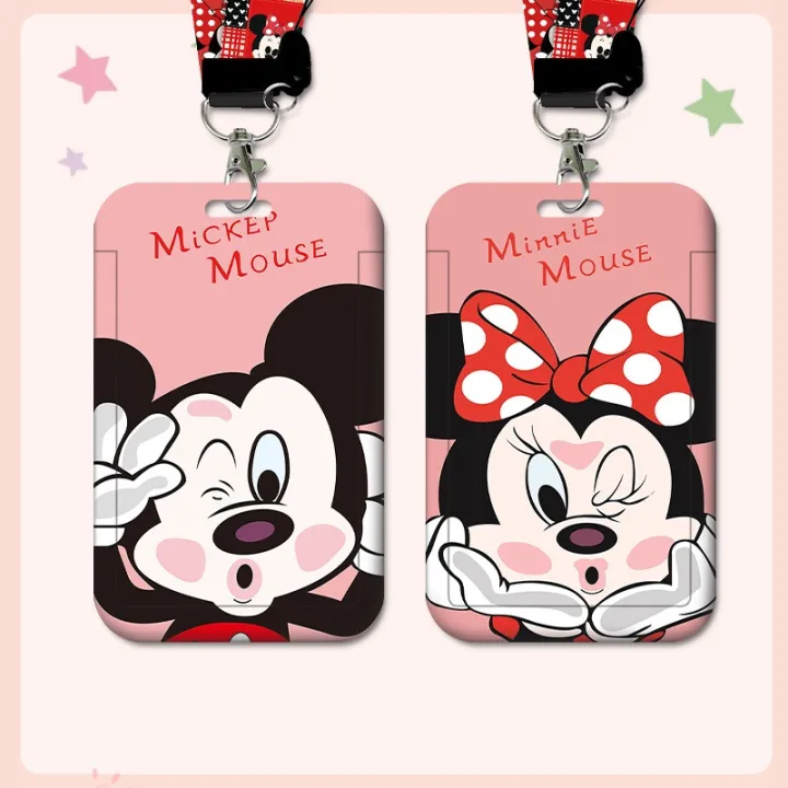 Mickey%20Mouse%20Children's%20Card%20Holder%20Cartoon%20Character%20Minnie%20Portable%20Keychain%20ID%20Card%20Holder%20Cover%20Kids%20Gifts%20-%20Image%208