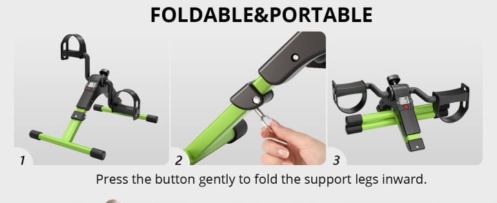 Mini%20Exercise%20Cycle/Portable%20Folding%20Arm%20&%20Leg%20Pedal%20Exerciser%20With%20Digital%20Lcd%20Display%20Home%20Indoor%20Mini%20Exercise%20Bike%20Resistance%20Adjustable%20-%20Image%202
