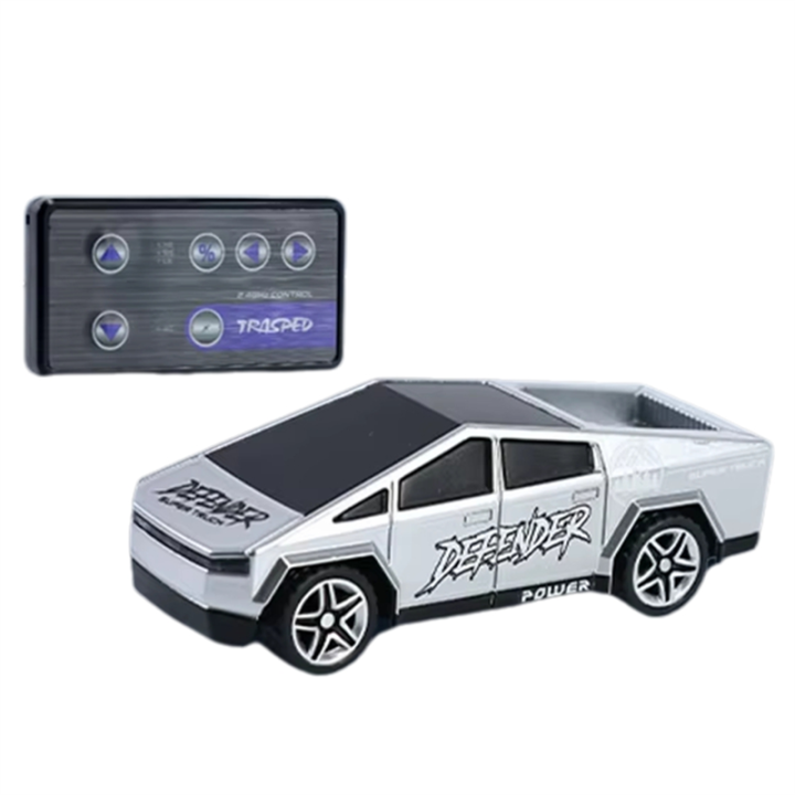 Off-Road Car RC Off-Road Truck Mini Climbing Car Alloy Model Remote Control Electric Gift Car forKids Grey