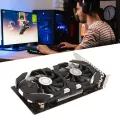 Computer Graphics Cards, GTX1050TI Support DirectX 12 OpenGL 4.5 4G GDDR5 Graphics Card with Dual Fans for PC. 