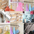 4pcs/lot Household Home Essential Useful S Shaped Hooks Kitchen Stainless Steel Hanging Hanger Storage Holders Organizer.