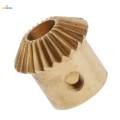 5x0.5 Modulus Brass Bevel Gear 25 Tooth 3 to 5mm Diameter Hole 5mm Hole. 