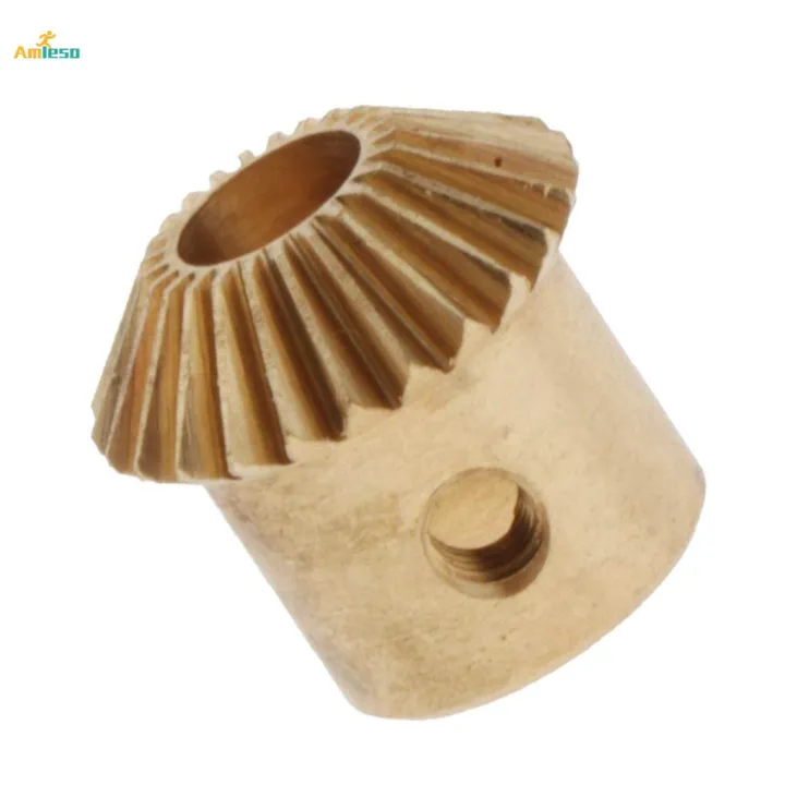 5x0.5%20Modulus%20Brass%20Bevel%20Gear%2025%20Tooth%203%20to%205mm%20Diameter%20Hole%205mm%20Hole%20-%20Image%206