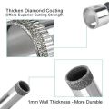 10X Glass Drill Bit Set- Drill Bits Glass Hole Saw Bottle Extractor Remover Tool.
