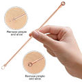 4PCS Acne Needle Set Black Dots Pimple Blackhead Remover Comedone Extractor Pore Cleaner Face Cleaning Tools Skin Care Products KKhao. 