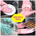 High Quality Silicone Dish Washing Kitchen Hand Gloves (Multicolor) - Hand Gloves - Hand Gloves. 