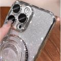 New Phone case Samsung Galaxy S9 S9 Plus Back cover Liquid Glitter Quicksand Hourglass Stand Holder Luxury Shiny Gradient Plating Girls Slim Phone cases Transparent softcase Silicone Pouch Women.
