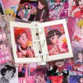 50sheets Retro Japanese Kawaii Girl Stickers DIY Scrapbook Mobile Phone Case Tablet Stationery Stationary Decorative Stickers. 