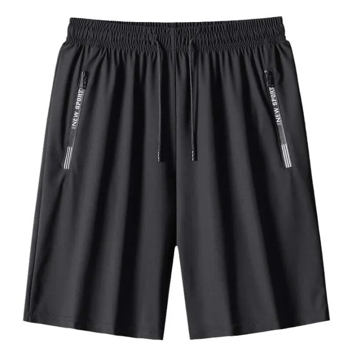 Summer%20thin%20sports%20straight%20tube%20loose%20casual%20shorts,%20ice%20silk%20quick%20drying%205-inch%20pants,%20floral%20zipper,%20men's%20large%20size%20-%20Image%205