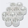 LED Lens 5 8 15 25 30 45 60 90 120 Degrees 20mm PMMA Lens + Bracket For DIY 1W 3W 5W High wer LED COB.