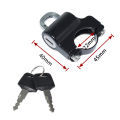 Multifunctional Motorcycle Helmet Security Lock - Keep Your Helmet Safe On Bicycle, Electric Scooter, Or Motorcycle.