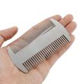 Metal Beard Comb Mustache Comb with Fine & Coarse Teeth for Men Stainless Steel. 