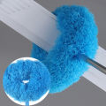 Long Duster Telescoping Extension Pole Cleaning Furniture Blinds High Ceiling Fan Cleaner Microfiber Duster-MINETTE. 