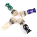 Colorful Men Shaving Beard Brush Badger Hair Shave Handle Facial Cleaning Appliance High Quality Pro Salon Tool Razor Brush. 