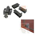 10 pis /Single Glass Push Magnet Lock  Magnet Lock High Quality. black color/ 10 pis. 