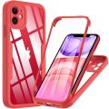 360 Degree Case For iPhone 14 13 12 11 Pro Max 15 14 Plus XS MAX XR Transparent Cover Full Body Rugged Built-in Screen Protector.