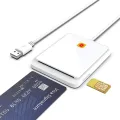 US2.0 Smart Card Reader for Bank ID Card Reader for Windows 7 8 10 Windows Vista. 
