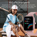 LIGE Smart Watch Women Bluetooth Call Smartwatch for Android HUAWEI Xiaomi Phone and iOS Apple iPhone Ladies Smart Bracelet Pink.