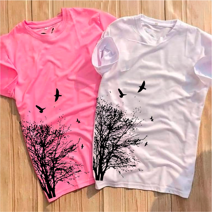 2PS%20Combo%20Pack//Jersey%20T-Shirts//Printed%20T-Shirts//Casual%20Tops%20For%20Men's//Black%20T-Shirts%20-%20Image%205