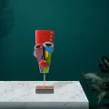 Modern Abstract Human Face Statue, Tabletop Decorative Art Furnishing Ornament Craft Interior Sculpture for Decorations Office Home , StyleE. 