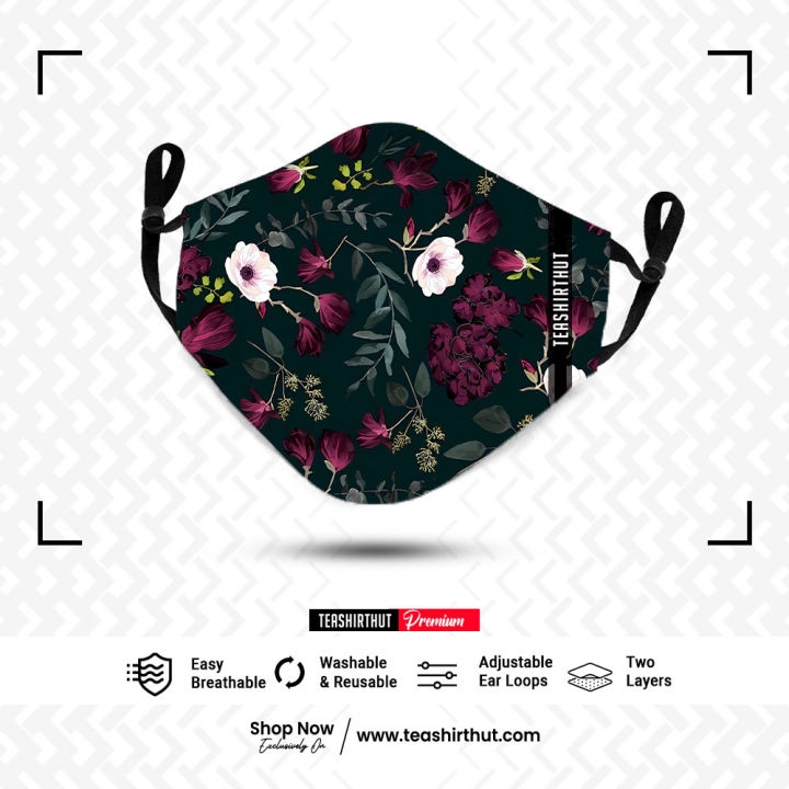 Exclusive Teashirthut Design Edition Premium Fashion Facemask Azaleah
