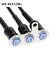 LED Motorcycle Switch ON-Off Headlight Fog Light Handlebar Adjustable Mount Waterproof Metal Swtich 3 push or Point. 
