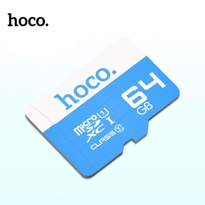 Hoco 64GB High Speed Class 10 U3 Micro SD Memory Card -Blue