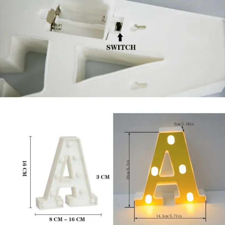 Gold/white%2016cm%20LED%20letter%20and%20number%20illuminated%20letter%20light,%20used%20as%20a%20decorative%20light%20for%20weddings,%20birthday%20parties%20-%20Image%206