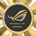 PC Gamer Cabinet Fan Logo Sticker ROG MSI AORUS Corsair Logos, MOD Computer Case Paste Decoration Part, 3Pcs/Bag.