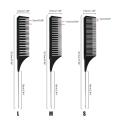 【beauty code store】Hairdressing Comb Steel Tail Comb Highlighting Hair Comb Needle-Point Hair Salon Barber Shop Hair Cutting. 