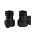 2pcs Garden Irrigation Valve 3/4" Male to Female Thread Extend Hose Switch Layor.