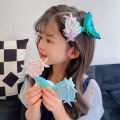Pudcoco Toddler Mermaid Hair Clip Children Cute Sequins Mermaid Hair Pins Kids Sweet Headband Hair Hoop Hair Accessories. 