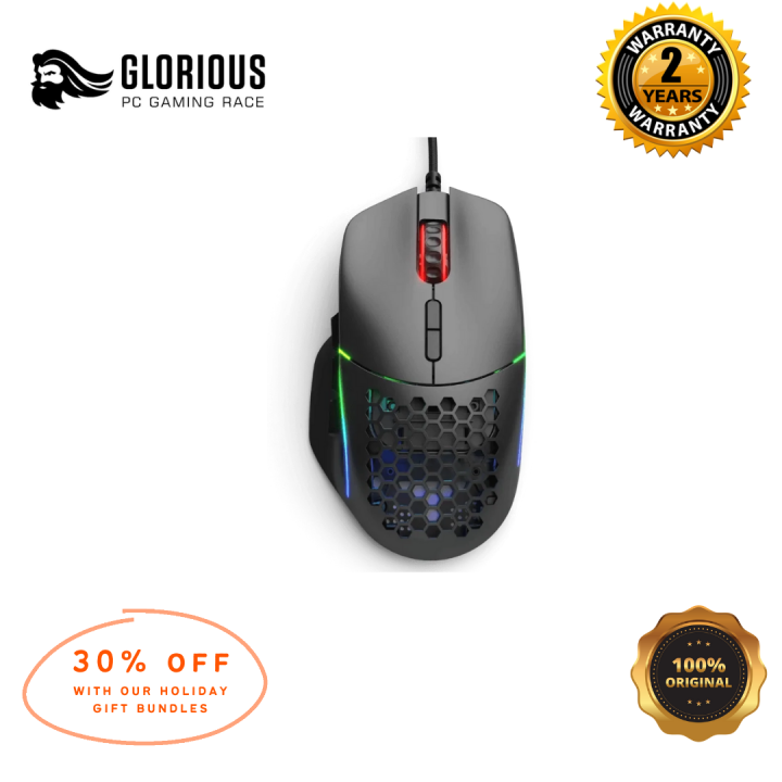 Glorious%20MODEL%20I%20RGB%2069%20grams%20mouse%20lightest%20multi-button%20gaming%20mouse.%20Magnetic%20Swappable%20Buttons%20for%20Maximum%20Comfort%20matte%20black/matte%20white%20-%20Image%202