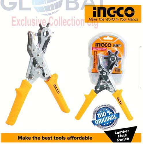 Leather Hole Puncher, Belt Hole Puncher, Heavy Duty Rotary Puncher, Multi Hole Sizes Maker Tool for Belt, Crafts, Card, Rubber