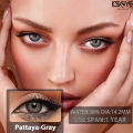 New Pattaya Gray Color Contact Lens With Regular Kit Box For Men And Women. 1 Pair Gray Color Contact Lens For Eye Makeup and Cosmetics. Ksseye/Eyeshare Pattaya Collection. #pattaya.