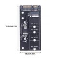 M2 To SATA3 Adapter Card High Efficiency SATA M.2 SSD Convert Adapter Card NVME SSD Upgraded SATA 6 Gbps NGFF Adapter. 