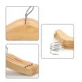 Wooden Baby Hangers,Kids Hangers,Notched Shoulder Design for Children Clothes,Decoration Hanger,10 Pack,Medium.
