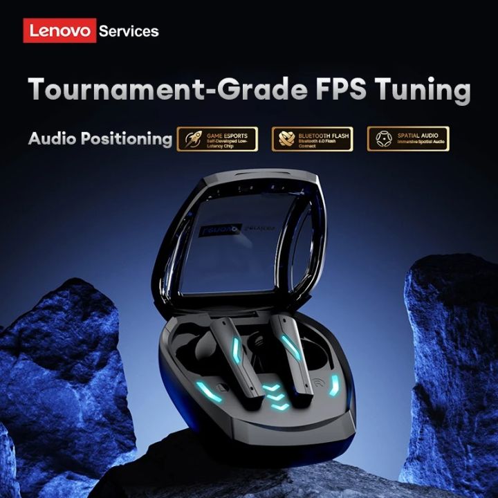 Lenovo GT100 True Wireless Gaming Earbuds – Bluetooth 6.0,38 ms Ultra ...