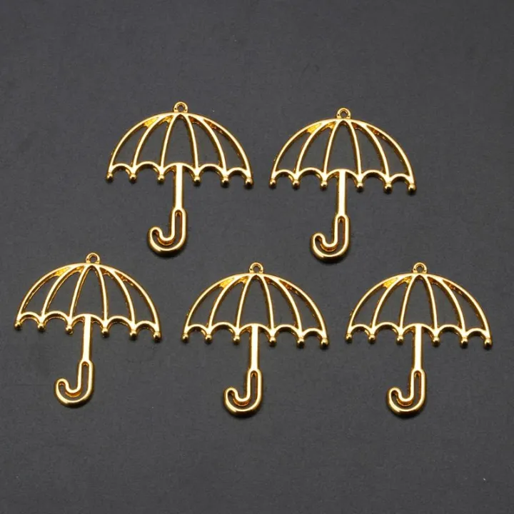 5Pcs%20Gold%20Umbrella%20Resin%20Frame%20Open%20Bezels%20Setting%20Blank%20Pendant%20Jewelry%20Making%20-%20Image%205