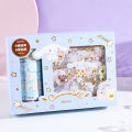 Cartoon Handbook Set Cute Cartoon Stickers Tape Diy Decorative Handbook Material GJCUTE. 