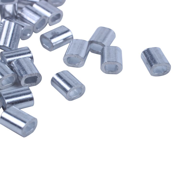 200Pcs%20Steel%20Wire%20Rope%20Aluminum%20Ferrules%20Sleeves%20Silver%20-%20100Pcs%201Mm%20Diameter%20&%20100Pcs%203Mm%20Diameter%20-%20Silver%20-%20Image%205