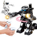 2pcs Boxing Sparring Robot 2.4g Remote Control Intelligence Fighting Robot Toys With Light Sound For Children Gifts.