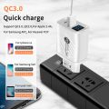 PD 20W USB C Charger Quick Charge3.0 Type C Wall Charger For iPhone Samsung Xiaomi Huawei With LED Digital Display Phone Adapter. 