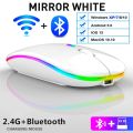 Rechargeable Wireless Rgb Waterproof Optical Mouse For Pc And Laptop Gamer Dual Model 2.4Ghz Mouse - Versatile And Waterproof Wireless Gaming Mouse. 