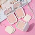 BOB Wet and Dry Compact Powder Snow Muscle Skin-Friendly Foundation Concealer Makeup Ivory White Natural Color. 